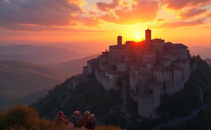 Borgo medievale Umbria tour senior