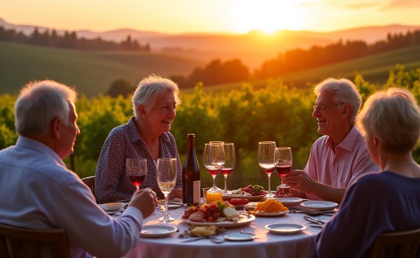 Degustazione vino Chianti per pensionati